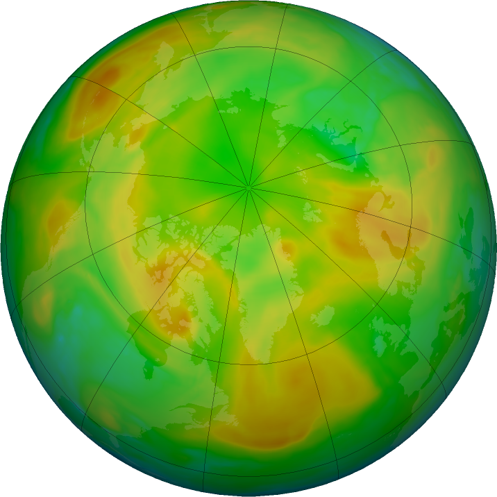 Arctic ozone map for 20 May 2020